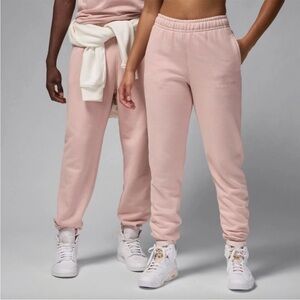 Jordan Pink Oxford Wordmark Fleece Sweatpants for Men | NWT | Size Medium